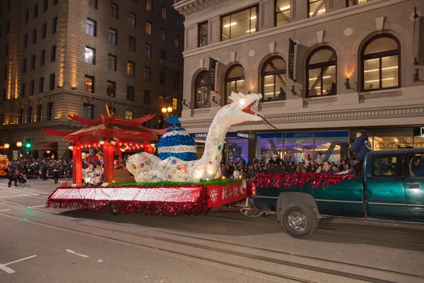 Chinese New Year Parade in Chinatown — Stock Photo, Image