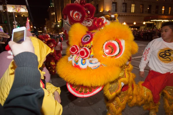 Desfile de Año Nuevo Chino en Chinatown — Foto de Stock