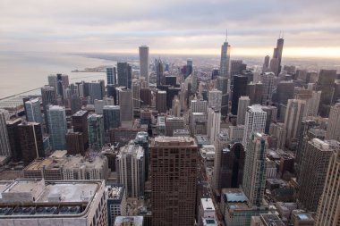 hancock tower Chicago manzarası