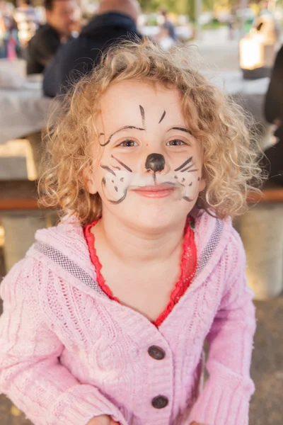 Geschilderde gezicht — Stockfoto