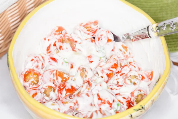 Trauben-Tomaten-Salat — Stockfoto