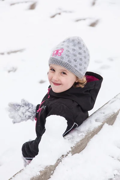 Schnee zu Weihnachten — Stockfoto