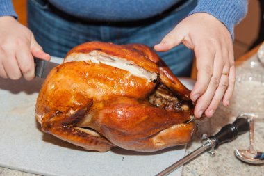 Roasted turkey clipart