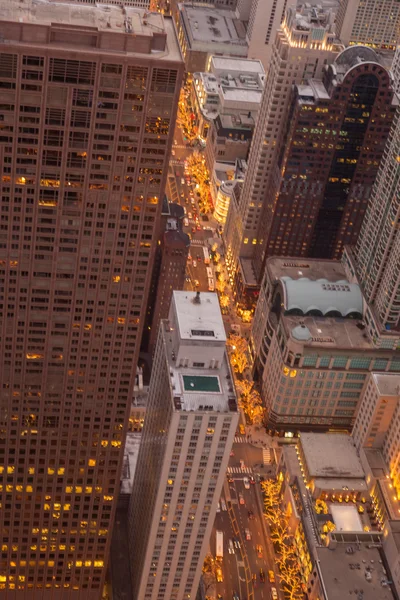 Chicago panoramę miasta z wieży hancock — Zdjęcie stockowe