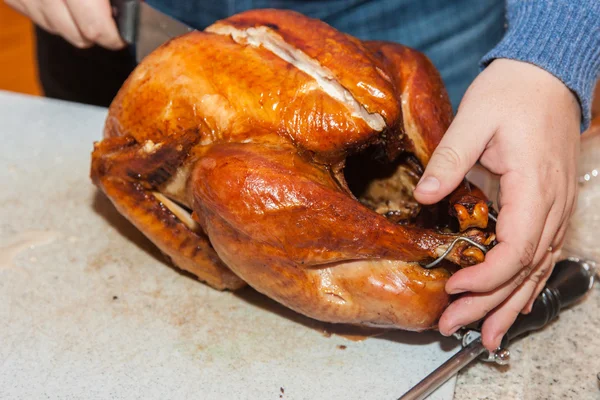 Roasted turkey — Stok fotoğraf