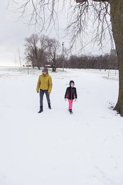 Schnee zu Weihnachten — Stockfoto