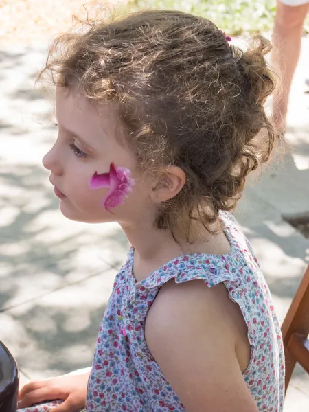 Painted face — Stock Photo, Image