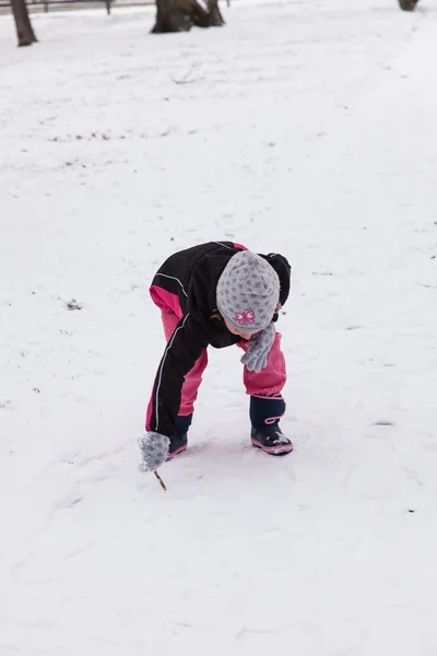 Schnee zu Weihnachten — Stockfoto