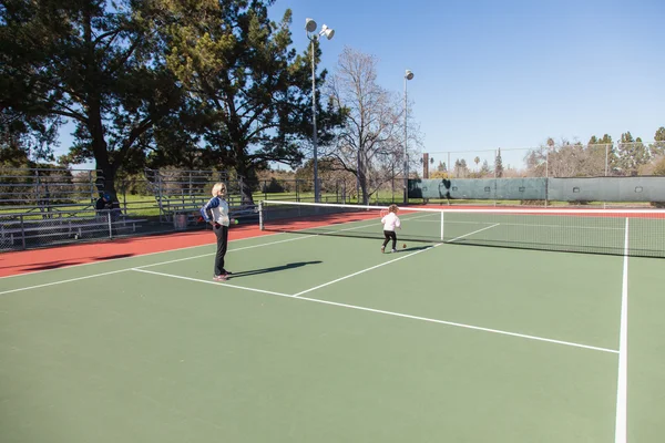 Tennis training — Stock Photo, Image