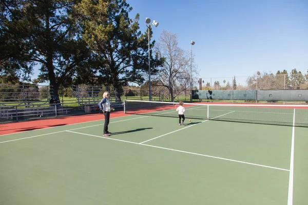 Tennis training — Stock Photo, Image