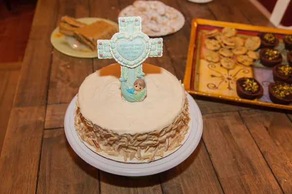 Baptism cake — Stock Photo, Image