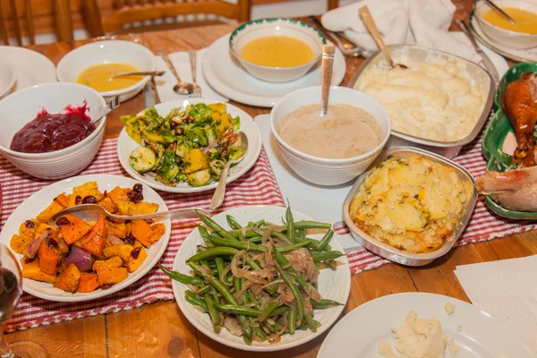 Thanksgiving dinerŞükran günü yemeği — Stok fotoğraf