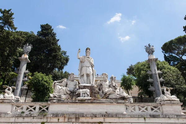 Fonte de Dea Roma — Fotografia de Stock