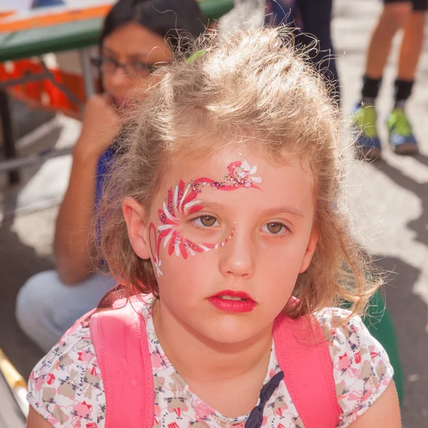 Painted face — Stock Photo, Image