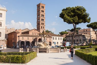 Santa maria Cosmedin'deki içinde