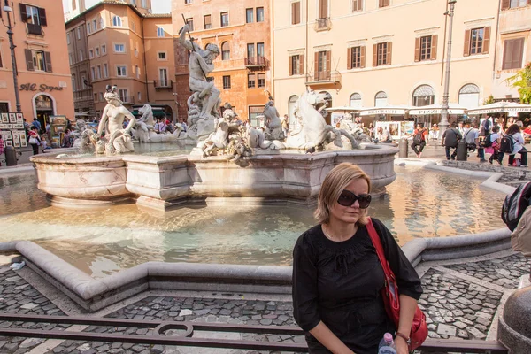 Plaza navona — Foto de Stock