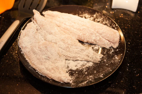 Pescado al estilo griego . —  Fotos de Stock