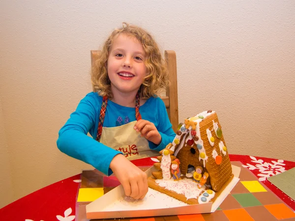Gingerbread House Workshop — Stock Photo, Image
