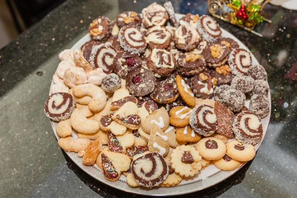 Geassorteerde cookies — Stockfoto