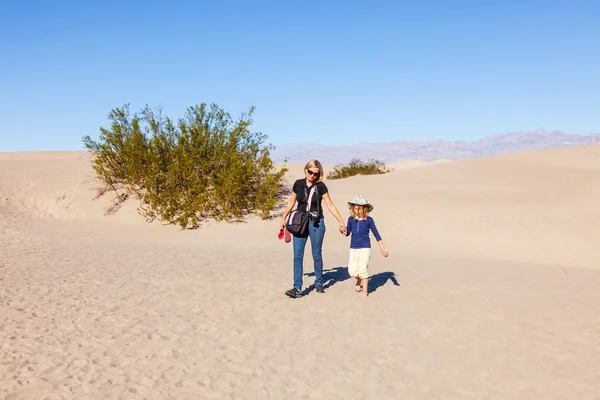 Mesquite flache Sanddünen — Stockfoto