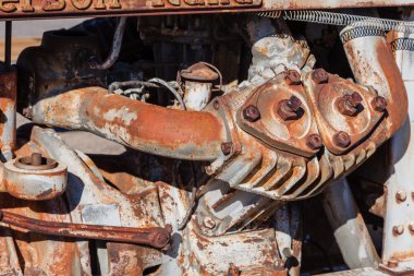 eski paslı kompresör