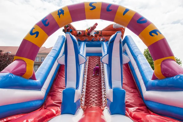 Inflatable jump house — Stock Photo, Image