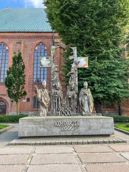 科罗布热格圣母升天大教堂建于14世纪 哥特式风格 有五个中殿 — 图库照片