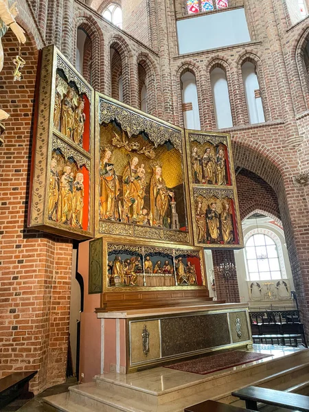ポズナンにある聖ピーター大聖堂と聖ポール大聖堂はポーランドで最も古い教会の一つであり 10世紀に遡る最古のポーランド大聖堂の一つである 市内中心部の北東にあるオストロー トゥムスキー島にある — ストック写真