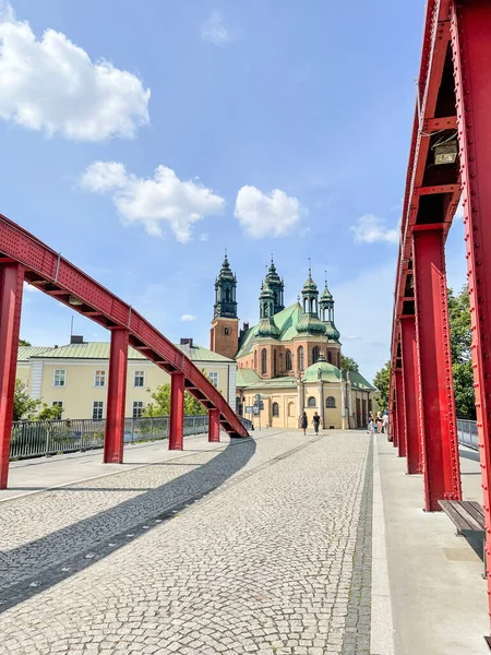 Poznan Daki Aziz Peter Aziz Paul Bazilikası Polonya Nın Eski — Stok fotoğraf