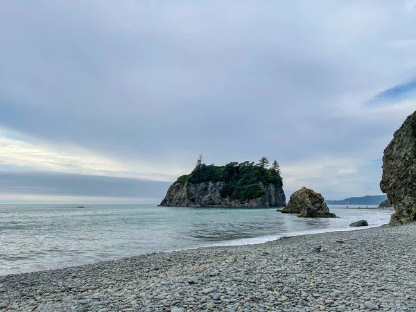 Ruby Beach Northernmost Southern Beaches Coastal Section Olympic National Park — Stock Photo, Image