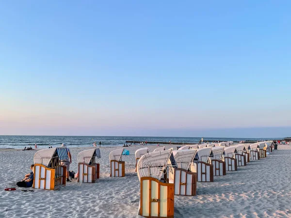 Strandkorbs Predominantly Used Coasts North Sea Baltic Sea Well Other — Stock Photo, Image