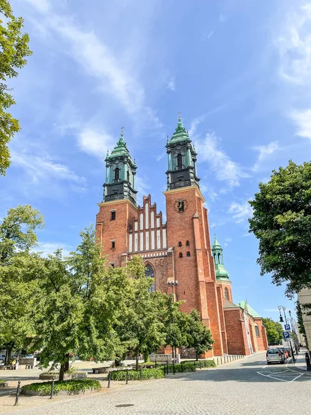 Poznani Szent Péter Szent Pál Főszékesegyház Lengyelország Egyik Legrégebbi Temploma — Stock Fotó
