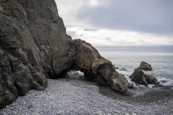 Ruby Beach Uma Praia Localizada Estado Norte Americano Washington Distrito — Fotografia de Stock