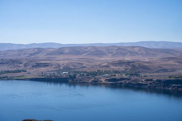 Columbia River Jest Największą Rzeką Północno Zachodnim Regionie Ameryki Północnej — Zdjęcie stockowe