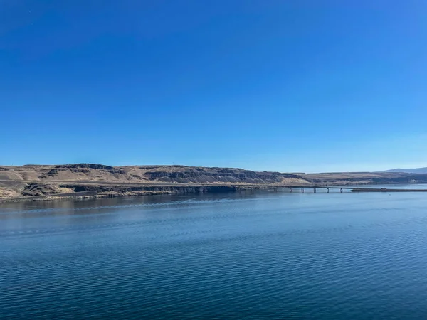 Columbia River Jest Największą Rzeką Północno Zachodnim Regionie Ameryki Północnej — Zdjęcie stockowe