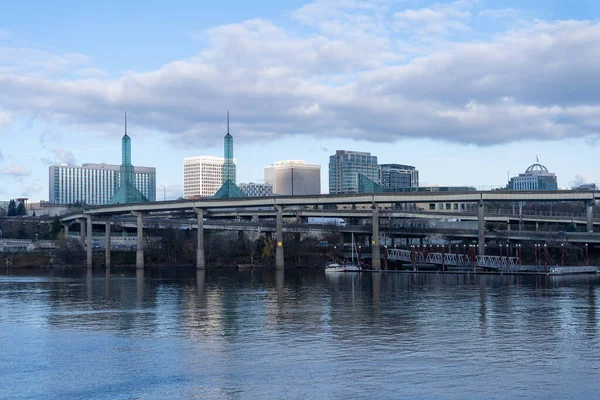 Der Gouverneur Tom Mccall Waterfront Park Liegt Der Innenstadt Von — Stockfoto
