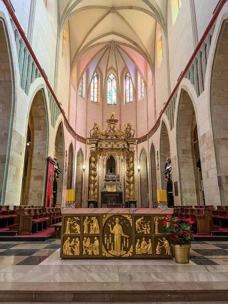 Соборна Базиліка Успіння Пресвятої Діви Марії Святого Адальберта Гнєзно Польща — стокове фото
