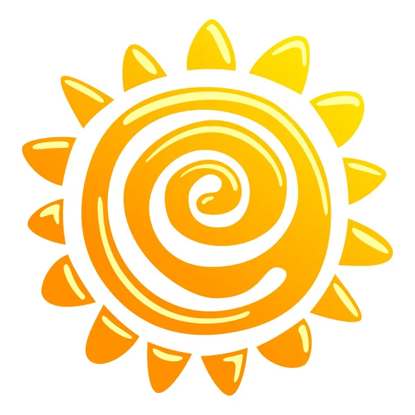 Symbole solaire — Image vectorielle