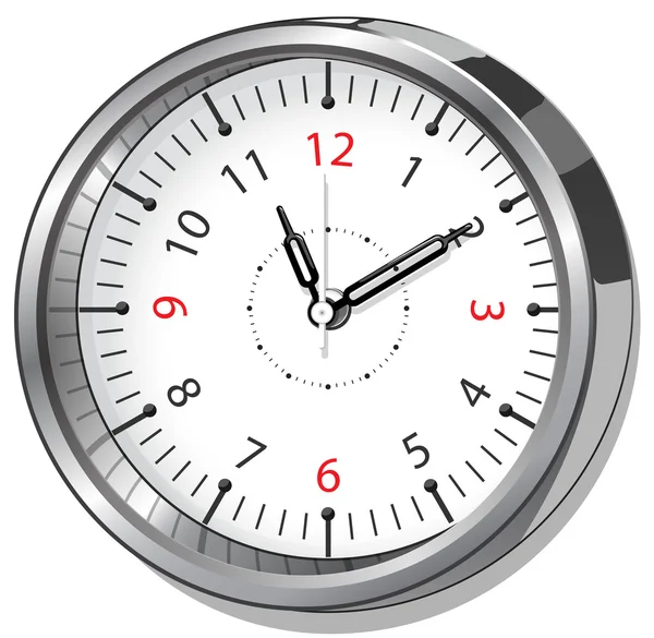 Ilustração vetorial do relógio de escritório — Vetor de Stock