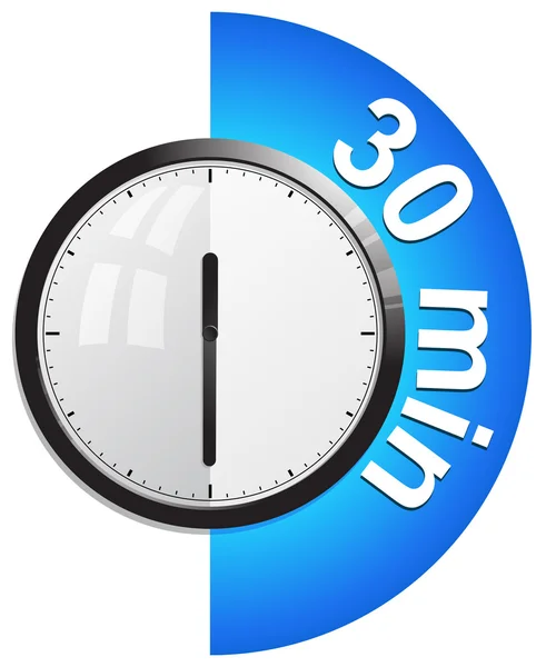 Klok, timer — Stockvector