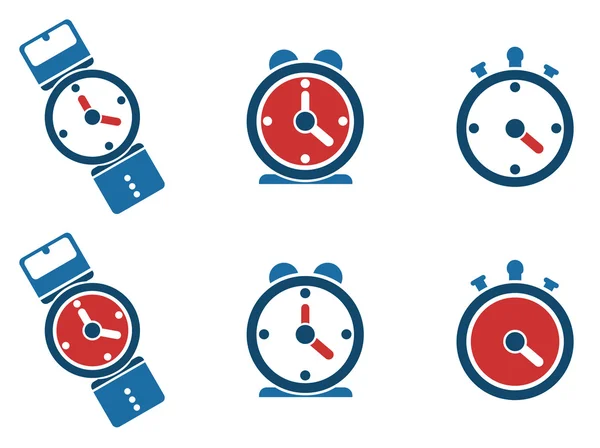 Klokpictogram, watch, timer. — Stockvector
