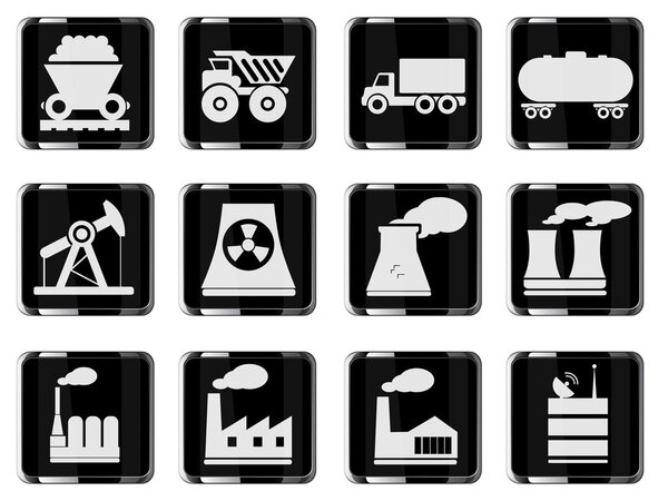 Icon Set, Energy and Industry