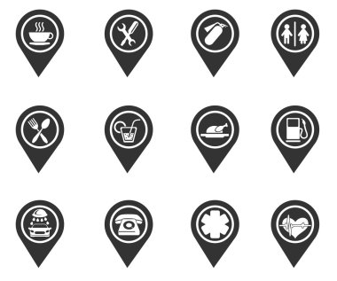 İşaretçiyi simgeler eşleme