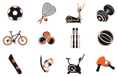 spor ekipmanları sembolleri