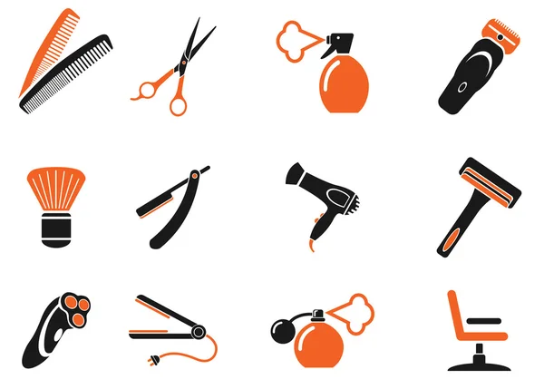 Symbole des Friseurhandels — Stockvektor