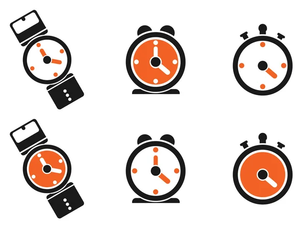 Icono del reloj, reloj, temporizador — Vector de stock