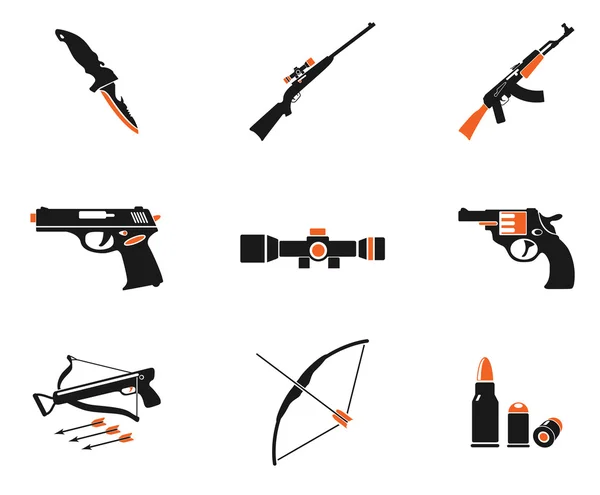 Symboles d'armes — Image vectorielle