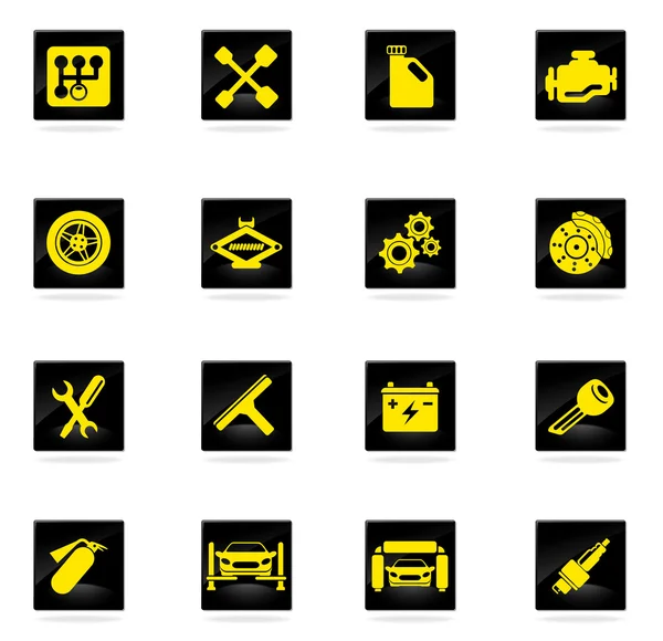Auto Service Icons — Stock Vector