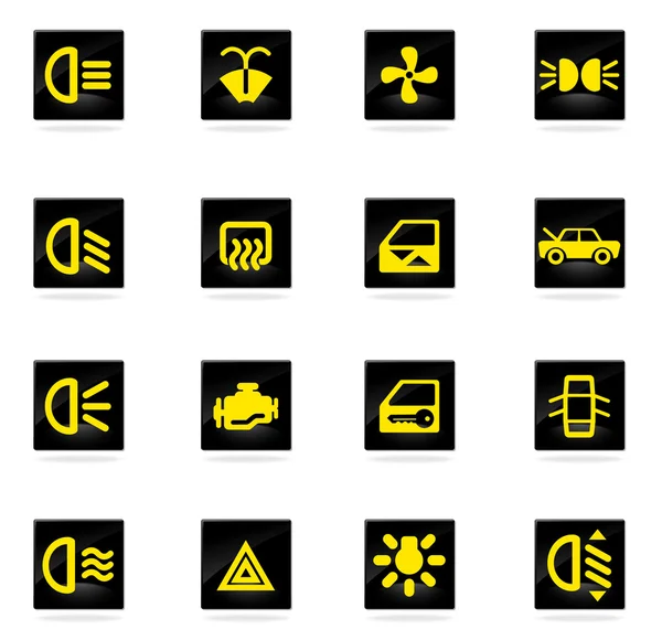 Interface de voiture signe — Image vectorielle