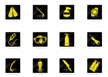 Dalış Icon set
